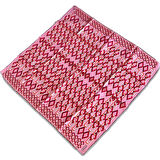 Armine Pembe Geometrik Desen Sura İpek Eşarp 9172-01
