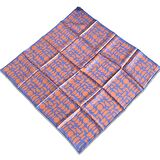 Armine Lila Somon Geometrik Desen Tivil İpek Eşarp 9174-03