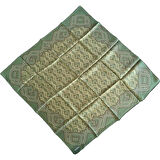 Armine Tivil İpek Eşarp 9213-51 Yeşil Karışık Desen 