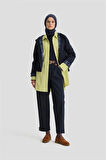 Armine Ekose Astarlı Denim Ceket 24K5701 Lacivert