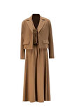 Armine Yelekli Takım 24K6906 Taba
