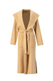 Armine Handmade Kapüşonlu Manto 24K8109 Camel