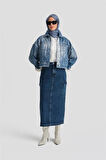 Armine Denim Ceket 24Kd3413 Açık Mavi