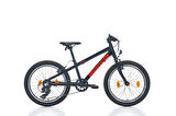 Bianchi XR20 V Fren 7 Vites 20 Jant Çocuk Bisikleti Alüminyum Kadro 7E Siyah Kırmızı