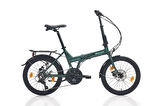 BIANCHI ADHOC KATLANIR BİSİKLET 380H MD 20 JANT 21 VİTES TOURNEY GREEN CELESTE GLOSSY