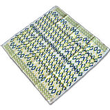 Armine Krem Geometrik Desen Tivil İpek Eşarp 9172-02