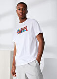 Lumberjack Kapüşon Yaka Beyaz Erkek Sweatshırt A10136045908010_3M ML MARVEL 11LSN1