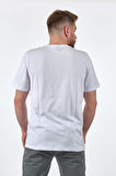 Lumberjack Regular Fit Beyaz Erkek T-Shirt 2SALERON3FX