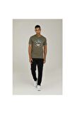 A10136368908010 101363689 Ml Nedcamo-B 11Ct1038 3Fx Lumberjack Erkek T-shirt HAKİ