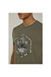 A10136368908010 101363689 Ml Nedcamo-B 11Ct1038 3Fx Lumberjack Erkek T-shirt HAKİ