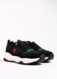 U.S. Polo Assn. Siyah Erkek Sneaker 3W SENSEI 3PR