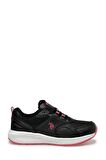 A101390250 3W Luka Wmn 3Pr U.S. Polo Assn. Kadın Spor Ayakkabı SİYAH/PEMBE