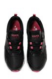 A101390250 3W Luka Wmn 3Pr U.S. Polo Assn. Kadın Spor Ayakkabı SİYAH/PEMBE