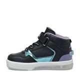 KINETIX 3F PLOMA HI PU 3PR Çocuk SPOR AYAKKABI LACI,LILA ,NEON FUSYA 26/30 LACI/LILA