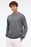 M-SN90 BSC C SW 3PR Gri Erkek Sweatshirt