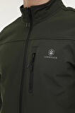 Lumberjack Erkek Dik Yaka Softshell Mont 3WSOFTSHELL Haki