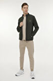 Lumberjack Erkek Dik Yaka Softshell Mont 3WSOFTSHELL Haki