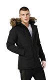 Lumberjack ML FREDDY COAT 3SN54 3PR Erkek Mont Siyah S-XXL 
