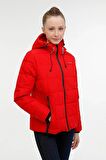 A10139881608010 101398816 3W WL APRESKI 2SN31 3PR Lumberjack Kadın Kaban KIRMIZI