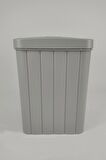 Digithome 4 Parça Fitilli Banyo Seti Gri - KIRANDA 6 C320.037