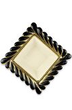 Digithome Callavi Kare Salata Kasesi 29 Cm Siyah Gold - GBO 189 C320.113