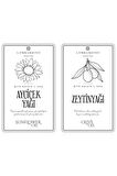 Lombardino 2 Adet Zeytinyağı ve Ayçicek Yağı Etiketi Sticker Seti 11x6,6 Cm Beyaz