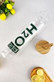 Digithome H2O Detox Bambu Kapaklı Cam Matara 1000 Ml - H2O75994 C1-1-18