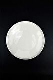 Digithome Elif 6’lı Porselen Pasta ve Sunum Tabağı Seti 21 Cm Krem - TL4052396 C320.003