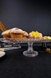Digithome Cam Kek ve Pasta Sunum Standı Dikdörtgen 37,5 Cm – SN.DMB.010 C1-1-288