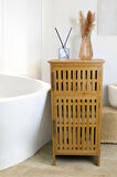 Digithome Bambu Çift Kapaklı 3 Raflı Çok Amaçlı Banyo Düzenleyici Organizer Dolap C1-1-100