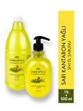 Therapyca Aromaterapik Sıvı Sabun 500 ml - Doğal Sarı Kantaron Yağı İçerir + 1000 ml Yedek Şişe