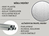 UBM Duşakabin Kare Mika Camlı 90X90 (Teknesiz) 