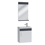 UBM Zerde 45 cm Banyo Dolabı Antrasit