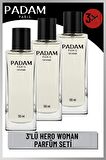 Padam Paris 3' lü Hero Woman Parfüm Seti Kadın PDMPMP04