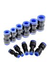 4 MM X 8 MM  PNÖMATİK REDÜKSİYON NİPEL BAĞLANTI
