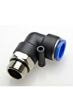 M5 - 6 MM PNÖMATİK DİRSEK BAĞLANTI
