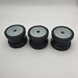 Kauçuk Pullu Makaralı Takoz ATC Tipi M12x1.5 - 80x60