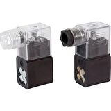 PNÖMATİK VALF YEDEK  8 MM BOBİN + SOKET 12V DC - 24V AC/DC - 110V AC  - 220V AC
