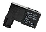 PNÖMATİK VALF YEDEK  8 MM BOBİN + SOKET 12V DC - 24V AC/DC - 110V AC  - 220V AC