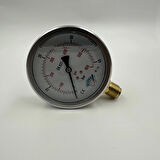 Ø 100 - 0 - 40 BAR 1/2 GLİSERİNLİ ALTTAN ÇIKIŞLI MANOMETRE