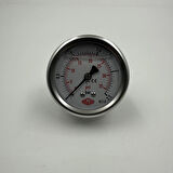 Q 63 - 0 - 2.5 BAR 1/4 GLİSERİNLİ PANO TİPİ MANOMETRE