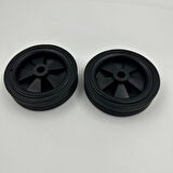 Kompresör Teker Takım 25 - 50 Lt 120 mm