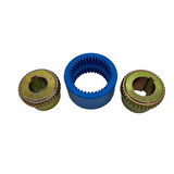 İşlenmiş Dişli Kaplin Takımı DK38 - 24 - 38mm
