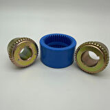 İşlenmiş Dişli Kaplin Takımı DK38 - 24 - 38mm