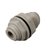 Gıda Rekoru Perde Geçişli Nipel 6.35mm - 1/4