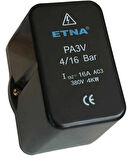 Etna Basınç Şalteri PA-3V 4Bar - 16Bar  380V 1/2