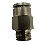 Metal Düz Yağlama Rekoru 4mm - M10x1