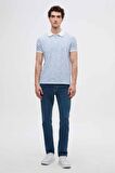 Twn Slim Fit Mavi Baskılı T-Shirt 2EC1454735830