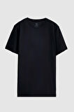 Ds Damat Regular Fit Lacivert Düz T-Shirt 3HC140632007M