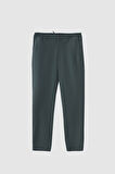 Ds Damat Relaxed Fit Yeşil Armürlü İnce Ve Hafif Rpt Jogger Pantolon 3HC03M808321M